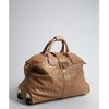 Jimmy Choo Light Brown Corc Embossed Leather Raphael Travel Bag in Brown - Lyst