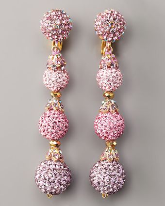 Jose & Maria Barrera Pave Drop Earrings - Lyst