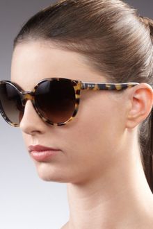 Miu Miu Round Sunglasses - Lyst