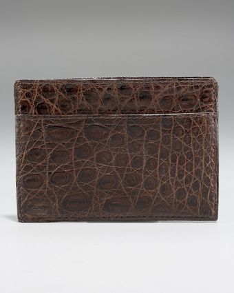 Santiago Gonzalez Crocodile Card Case - Lyst