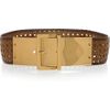 Stella Mccartney Pembridge Woven Faux Leather Belt in Brown (copper) - Lyst