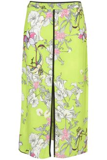 Topshop Acid Floral Slip Skirt - Lyst