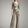 Armani Wideleg Linen Pants in Brown (clay) - Lyst
