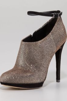 B Brian Atwood Sparkle Ankle Strap Bootie - Lyst