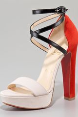 Christian Louboutin Summerissima Crisscross Platform Sandal