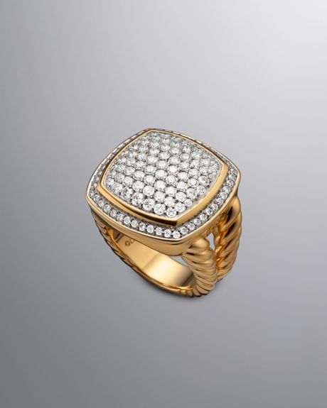 David Yurman Albion Ring Pave Diamond 17mm in White (gold) David Yurman Albion Ring Pave Diamond 17mm in White (gold)