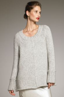 Donna Karan New York Alpaca Knit Sweater - Lyst
