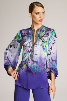 Etro Painterly Paisley Blouse - Lyst