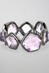 Ippolita Diamond Amethyst Ring