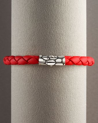  Kali Woven Bracelet, Red 