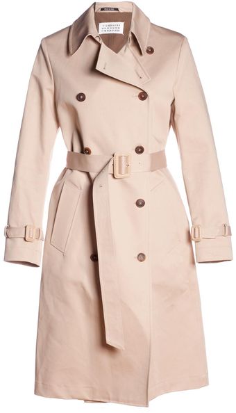  Maison Martin Margiela 1 Womens Double Breasted Trench Coat 