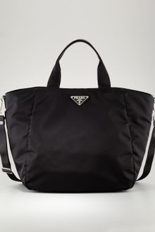 Prada Large Nylon Tote - Lyst