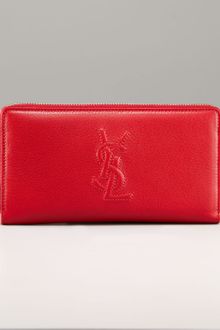 Yves Saint Laurent Continental Zip Top Wallet - Lyst