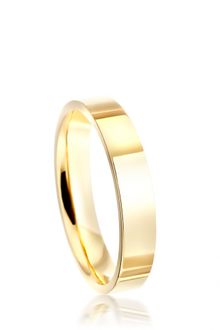 Astley Clarke Polished Gold Wedding Band - Lyst