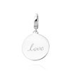 Astley Clarke Love Disc Charm in Silver - Lyst