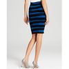 Bcbgmaxazria Skirt Imari Uneven Striped Pencil in Blue (royal blue multi) - Lyst