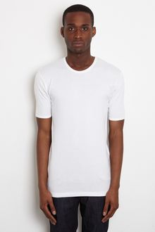 Comme Des Garçons Plain Cotton Rib Tshirt - Lyst