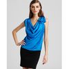 Cynthia Steffe Top Eda Gathered in Blue (ocean) - Lyst