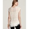 Dkny Knit Tassel Pullover Sweater in Beige (plaster) - Lyst