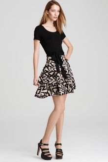 DKNY Layered Skirt System Dress - Lyst