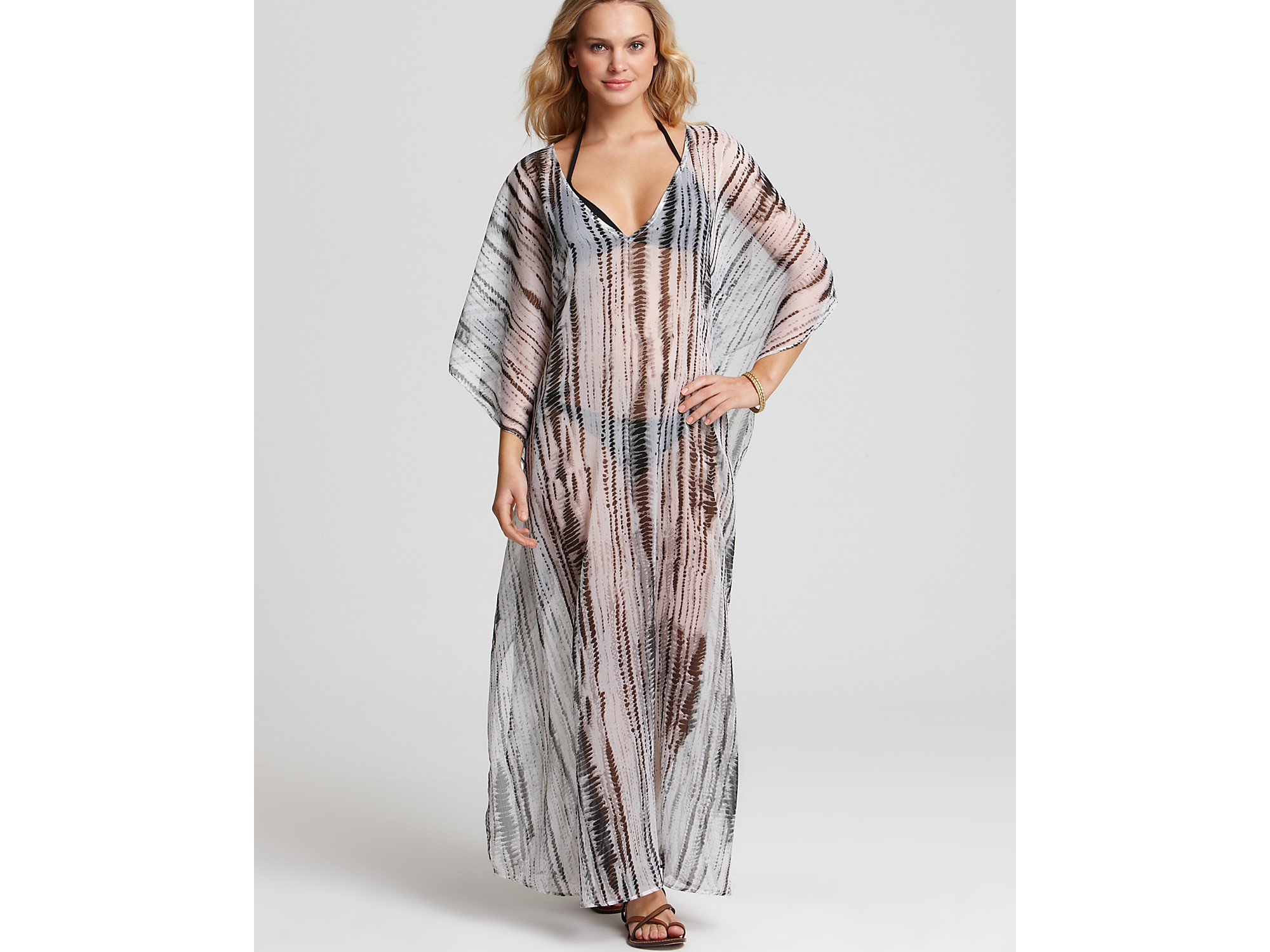 chiffon caftan