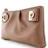 Ferragamo Tobacco Ceylon Leather Clutch in Brown (tobacco) - Lyst