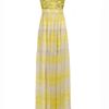 Giambattista Valli Exclusive Pattern Striped Silk Bustier Dress in Yellow (yellow multi) - Lyst