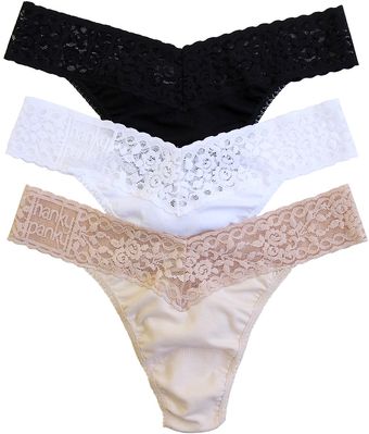 Hanky Panky Original Rise Thong Logo To Go - Lyst