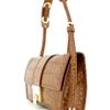 Jimmy Choo River Moc Croc Handbag in Brown (cognac) - Lyst