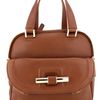 Jimmy Choo Justine Leather Satchel in Brown (tan) - Lyst