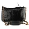 Lanvin Cabas Shiny Python Zip Handbag in Black - Lyst