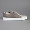 Lanvin Laceup Trainer in Beige for Men (grey) - Lyst