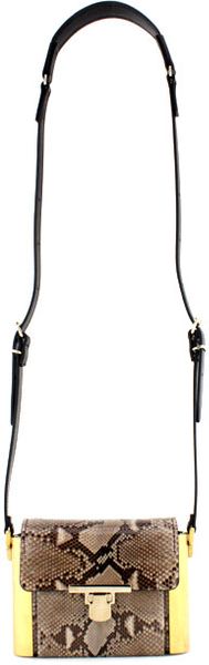 Lanvin Python Camera Bag - Lyst
