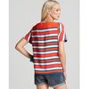 Marc By Marc Jacobs Top Jacobson Stripe in Red (coral red multi) - Lyst