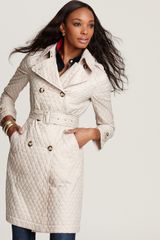 Moncler Aglae Lightweight Quilted Trench