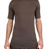 Rick Owens Silk Blend Viscose Jersey Tshirt in Brown for Men - Lyst