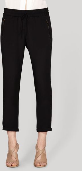 Stella Mccartney Black Harem Trousers in Black - Lyst