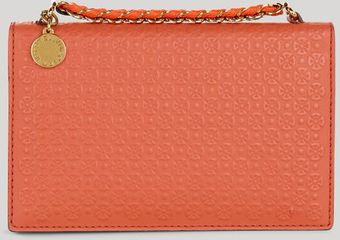  Embossed Faux Nappa Small Clutch 