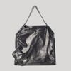 Stella Mccartney Falabella Chamois Big Tote in Blue (ruthenium) - Lyst