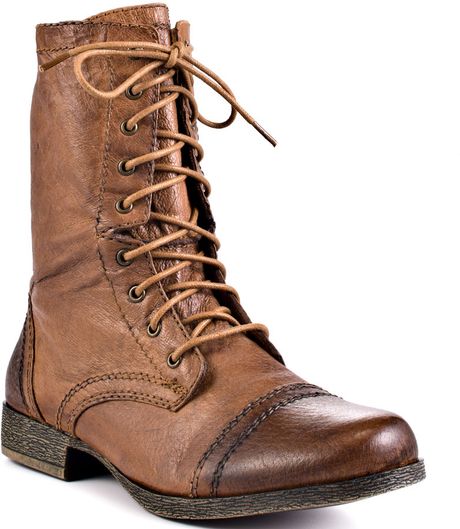 Steve Madden Troopa Leather in Brown (cognac) - Lyst