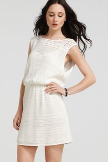 Tibi Dress Crochet - Lyst