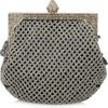 Valentino Beaded Satin Clutch in Black - Lyst