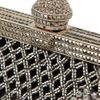 Valentino Beaded Satin Clutch in Black - Lyst