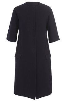 Acne Sidney Rustic Cottonlinen Collarless Coat - Lyst
