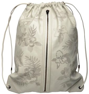  Laser Cut Leather Gym Bag 