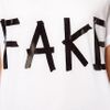 Asos Collection Asos Tshirt with Fake Sticker in White - Lyst