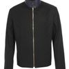 Balenciaga Reversible Cotton Blouson with Leather Collar in Blue for Men (black navy) - Lyst
