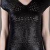 Balenciaga Perforated Dress in Black - Lyst