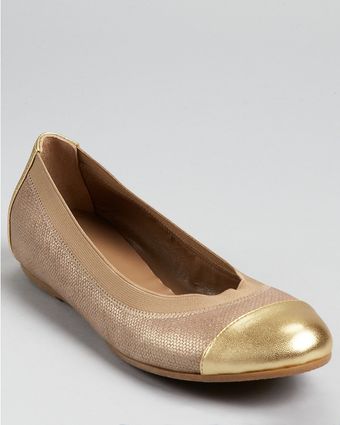 Bruno Magli Flats Bogolino Woven Metallic Toe - Lyst