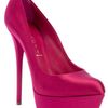 Casadei Platform Pump in Purple (burgundy) - Lyst